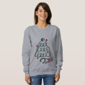 Vrolijke Kerstmis Stethoscoop CNA Medisch Medewerk Trui (Voorkant volledig)