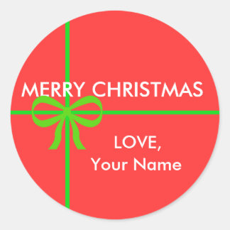 VROLIJKE KERSTMIS STICKERS
