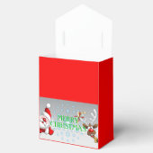 Vrolijke Kerstmis Tent Favor Box Bedankdoosjes (Geopend)