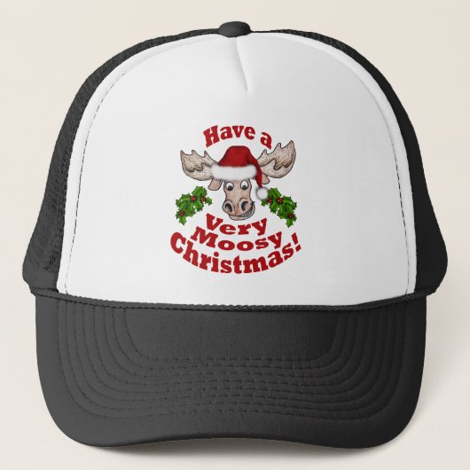 vrolijke kerstmis trucker pet (Voorkant)