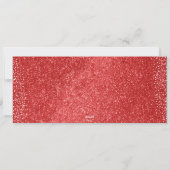 Vrolijke Kerstmis Typografie Foto Feestdagenkaart (Achterkant)