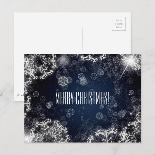 VROLIJKE KERSTMIS v.22 ~ Feestdagenkaart (Voorkant / Achterkant)