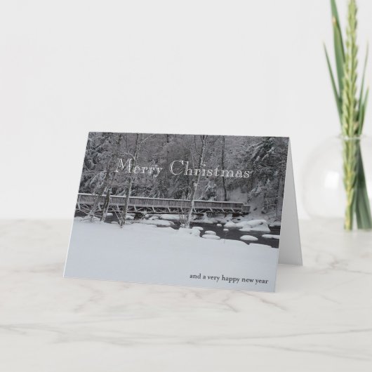 Vrolijke Kerstmis van ADKs… de Brug Feestdagen Kaart (Voorkant)