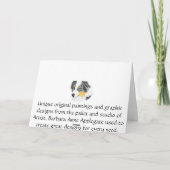 Vrolijke Kerstmis van Airedale Terrier Feestdagen Kaart (Achterkant)