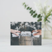 Vrolijke Kerstmis van de Briefkaarten van de Naam (Staand voorkant)