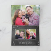 Vrolijke Kerstmis van de Collage van de Foto van Feestdagen Kaart (Binnen)