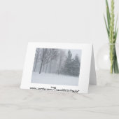 Vrolijke Kerstmis van de Kerstkaart van Michigan Feestdagen Kaart (Achterkant)