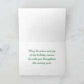 Vrolijke Kerstmis van de Kerstkaart van Nashville Feestdagen Kaart (Binnen)