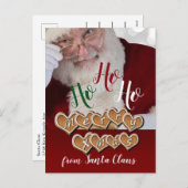 Vrolijke Kerstmis van de Kerstman - personaliseer Feestdagenkaart (Voorkant / Achterkant)