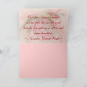 Vrolijke Kerstmis van de ORNAMENTEN ~ van de HULST Feestdagen Kaart (Binnen)