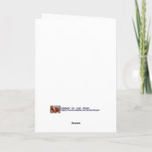 Vrolijke Kerstmis van de sneeuwman - Mijn Dochter Feestdagen Kaart (Achterkant)