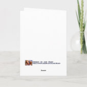 Vrolijke Kerstmis van de sneeuwman - Zuster Feestdagen Kaart (Achterkant)