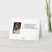 Vrolijke Kerstmis van de tekkel Feestdagen Kaart (Achterkant)