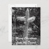 Vrolijke Kerstmis van de Woestijn Feestdagenkaart (Voorkant / Achterkant)