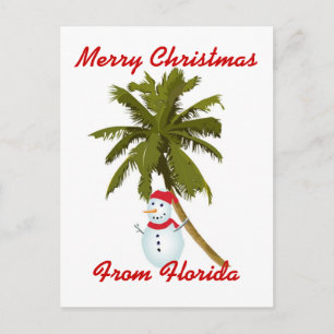 Vrolijke Kerstmis van Florida Feestdagenkaart