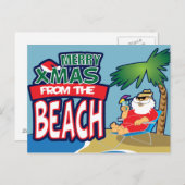 VROLIJKE KERSTMIS VAN het Briefkaart van het (Voorkant / Achterkant)