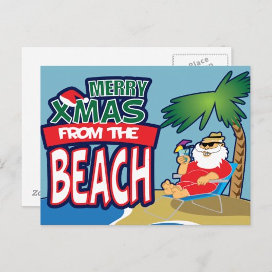 VROLIJKE KERSTMIS VAN het Briefkaart van het (Voorkant / Achterkant)