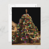 Vrolijke Kerstmis van het Briefkaart van Maine (Voorkant / Achterkant)