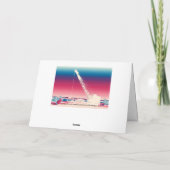 VROLIJKE KERSTMIS VAN HET MEER VAN DE VISSERIJ VAN FEESTDAGEN KAART (Achterkant)