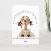 Vrolijke Kerstmis van Kerstman! Feestdagen Kaart (Achterkant)