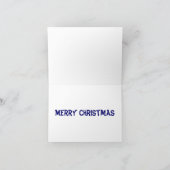 Vrolijke Kerstmis van Melbourne Feestdagen Kaart (Binnen)