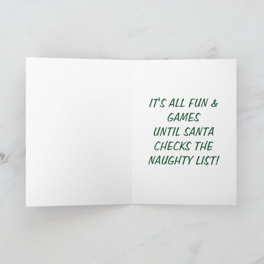 Vrolijke Kerstmis van Nashville Feestdagen Kaart (Binnen)