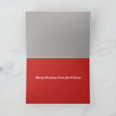 Vrolijke Kerstmis van Noord-Korea Feestdagen Kaart (Binnen)