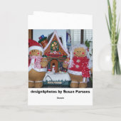 Vrolijke Kerstmis, van Ons Huis, aan van u Feestdagen Kaart (Achterkant)