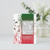 vrolijke Kerstmis van ons nieuw huis Feestdagenkaart (Staand voorkant)