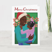 Vrolijke Kerstmis van Papa Feestdagen Kaart (Voorkant)