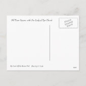 Vrolijke Kerstmis van Praag, Tsjechische Republiek Feestdagenkaart (Achterkant)