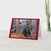 Vrolijke Kerstmis van Scottie Feestdagen Kaart (Voorkant)