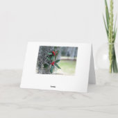 Vrolijke Kerstmis van Zuid-Carolina Feestdagen Kaart (Achterkant)