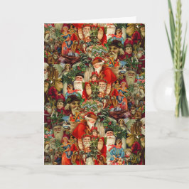 Vrolijke Kerstmis!! Vintage Wenskaart Feestdagen Kaart