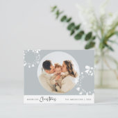 Vrolijke Kerstmis, Vrolijke Kerstmis Familie Foto Briefkaart (Staand voorkant)