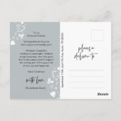 Vrolijke Kerstmis, Vrolijke Kerstmis Familie Foto Briefkaart (Achterkant)