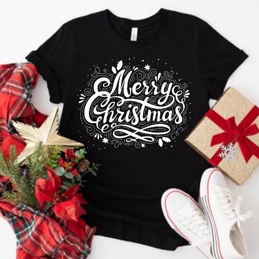 Vrolijke Kerstmis Vrouwenvakantie T-shirt
