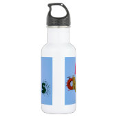 Vrolijke Kerstmis Waterfles (Achterkant)