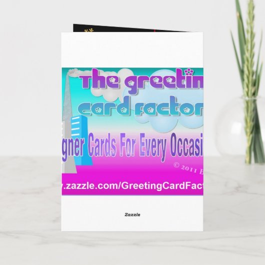 Vrolijke Kerstmis!  Wenskaart, Feestdagen Kaart (Achterkant)