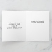 Vrolijke Kerstmis Wilde Bloemen Vakantie Groet Kaart (Binnen)