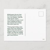 Vrolijke Kerstmis Winter Iconen geïllustreerd Feestdagenkaart (Achterkant)