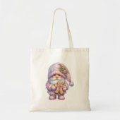 Vrolijke Kerstmiskabouter van Gemberkoek Tote Bag (Voorkant)