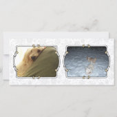 Vrolijke Kerstmiskerststal Baby Jesus Snowman (Achterkant)