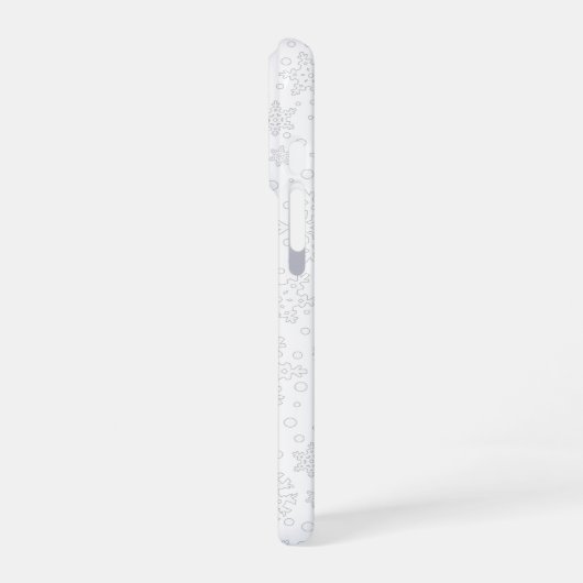 Vrolijke Kerstmiskerststal Baby Jesus Snowman iPhone Hoesje (Linkerkant)