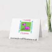 vrolijke Kerstmismama Feestdagen Kaart (Achterkant)