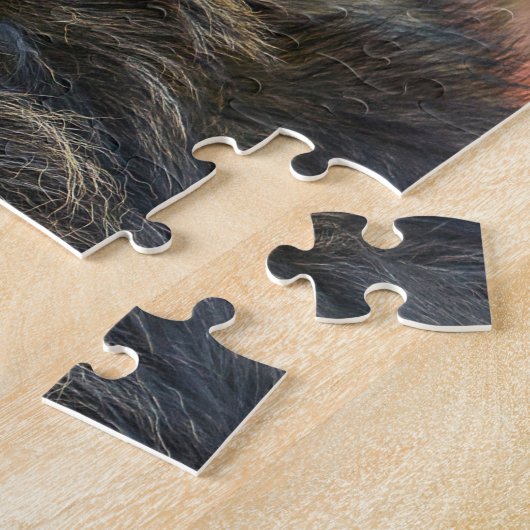 Vrolijke kerstmoeder. legpuzzel (Zijkant)