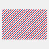 Vrolijke Kerstnaam Monogram Marine Red Teen Boy Inpakpapier Vel (Voorkant 2)