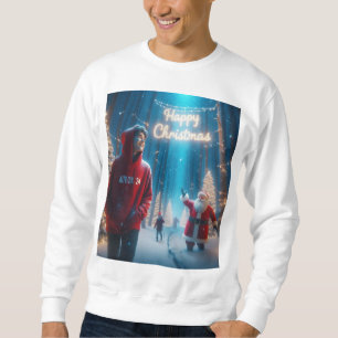 Vrolijke kerstoutfit Kerstsweatshirt Trui