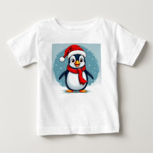 🎄🐧 Vrolijke Kerstpinguïn Baby Cadeau ✨ (Voorkant)