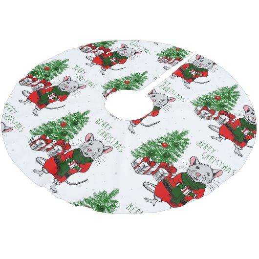 vrolijke kerstrat kerstboom rok (Gekanteld)